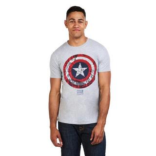 CAPTAIN AMERICA T-Shirt Imprimé Bouclier  
