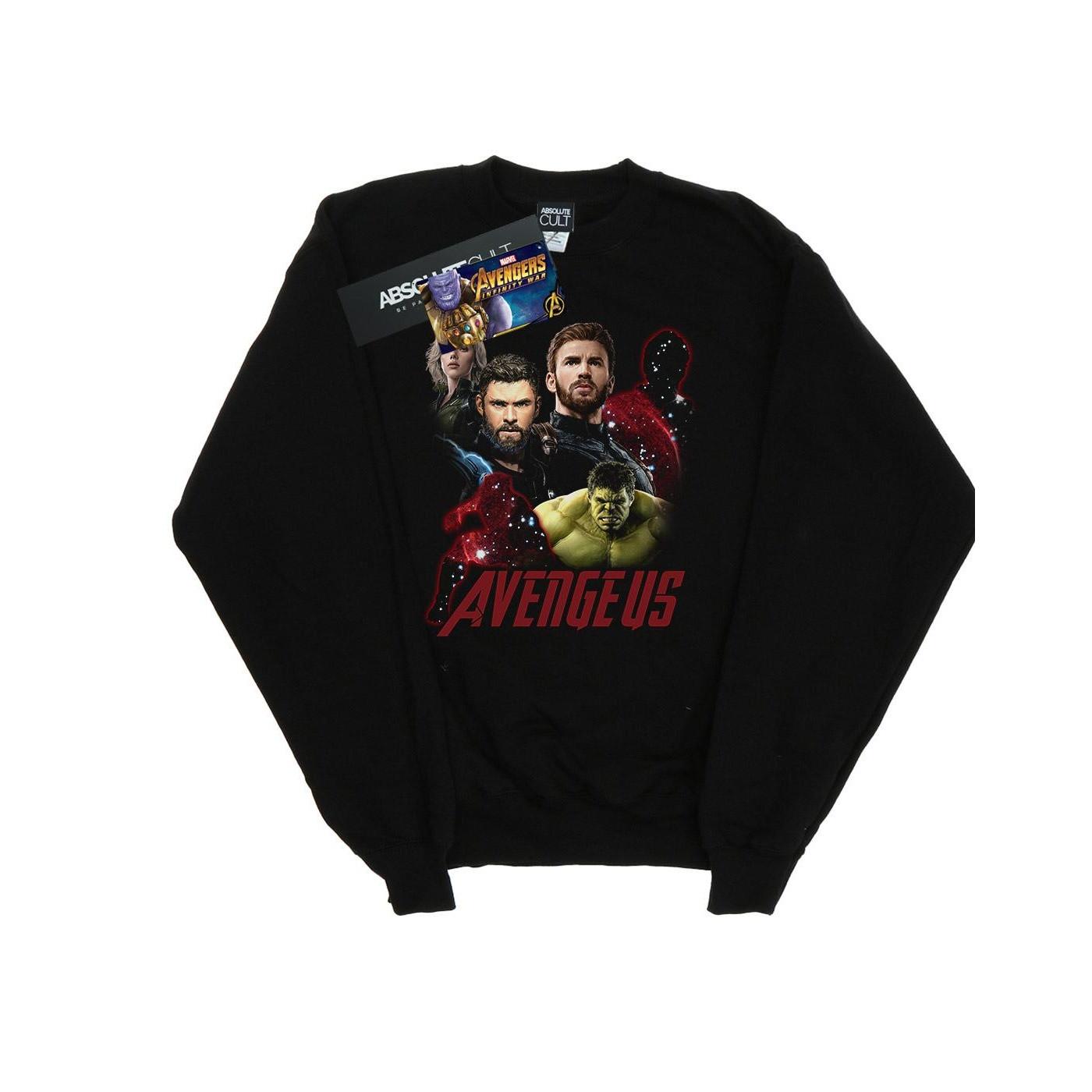 Image of Avengers Infinity War The Fallen Sweatshirt Jungen Schwarz 116