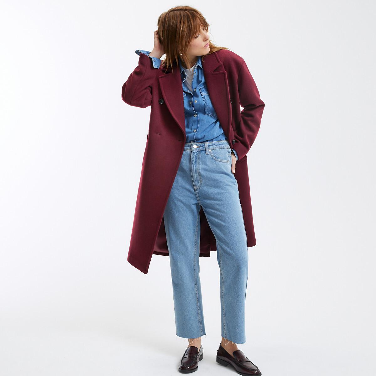 La Redoute Collections  Manteau drap laine mélangée 