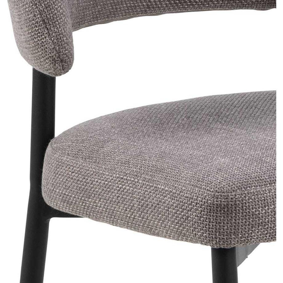 mutoni Sedia da pranzo Elara grigio-marrone (1 pezzo)  