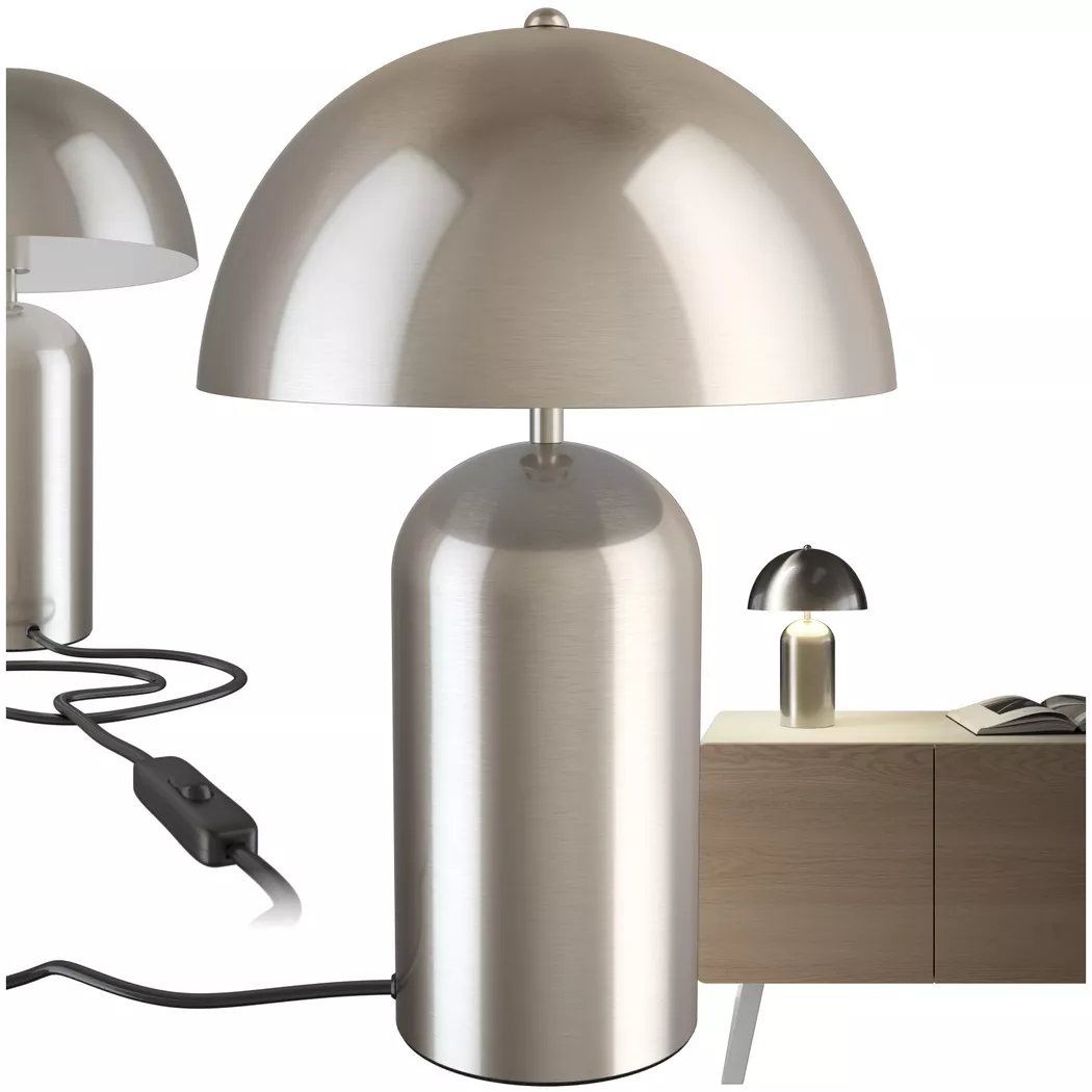 Tectake – Kleine Retro-Tischlampe Altea, Pilzdesign, 40W