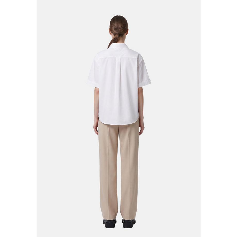 Chiara Ferretti Blouse manches courtes avec appliqués floraux  