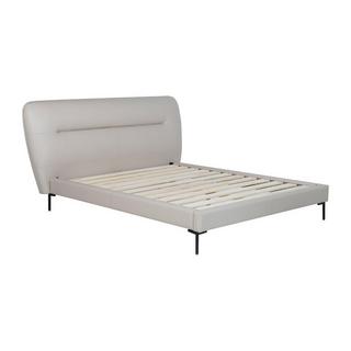 Vente-unique Letto 160 x 200 cm Pelle Tortora Con materasso - JODALA  