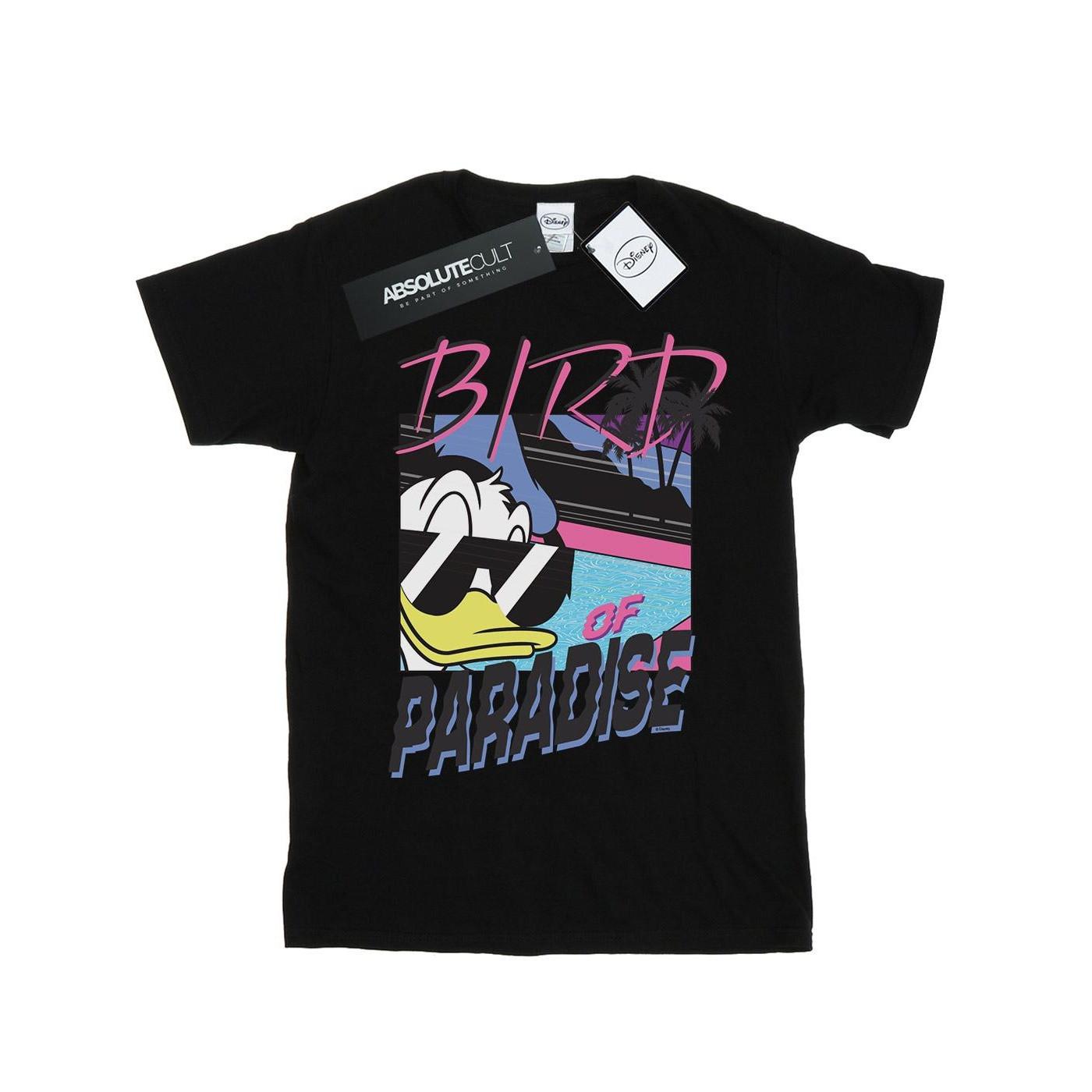 Image of Donald Duck Bird Of Paradise Tshirt Herren Schwarz L