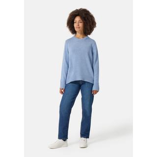 CASH-MERE.CH  Seide Kaschmir Oversize Style Rundhals Pullover 