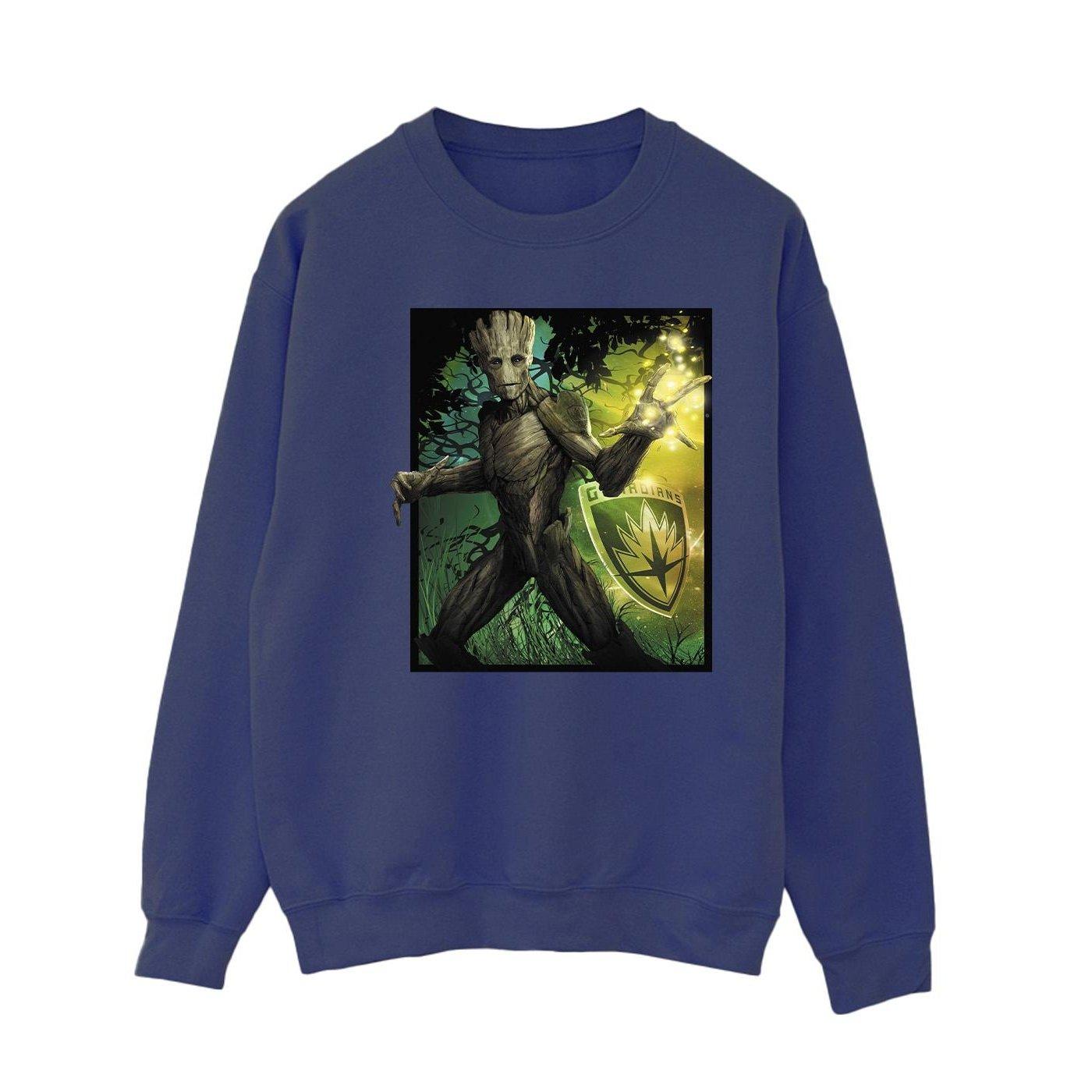 Image of Guardians Of The Galaxy Groot Forest Energy Sweatshirt Damen Marine S