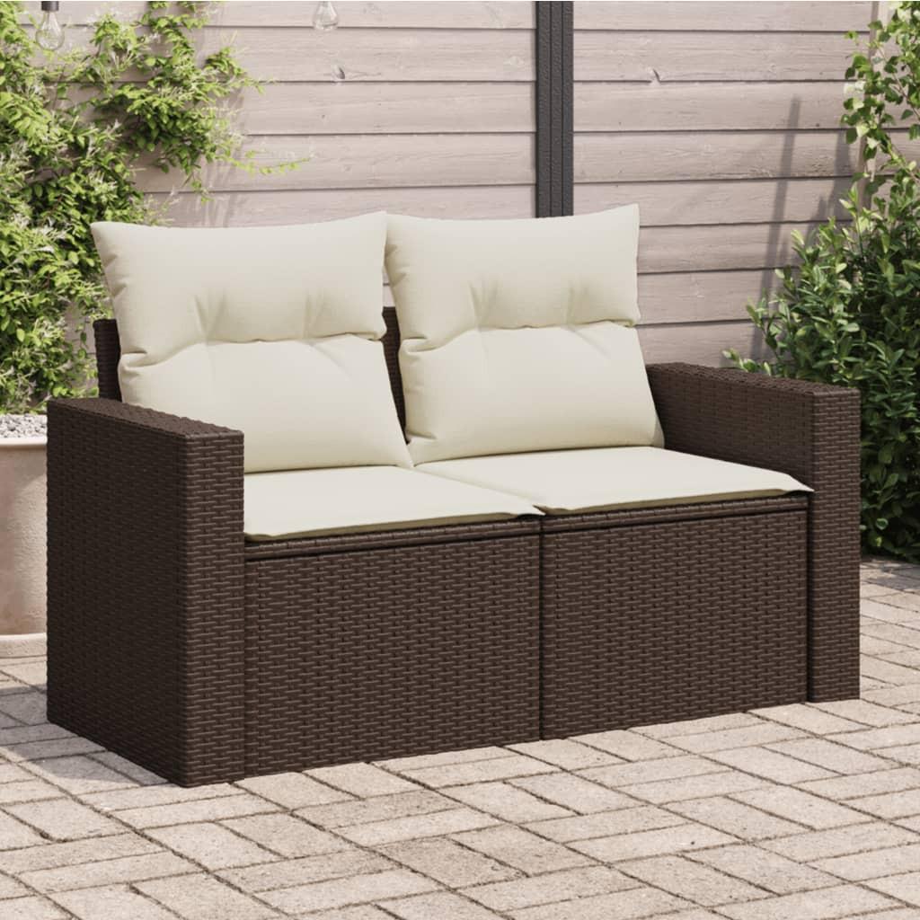 VidaXL Gartensofa poly-rattan  