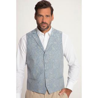 JP1880  Gilet da matrimonio con Paisley, revers e retro in fodera, fino alla tg. 72 