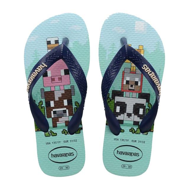 Image of Kids Minecraft Unisex Aquamarine 33/34
