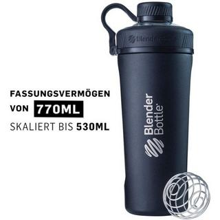 Blender Bottle  26oz / 770ml BlenderBottle Radian Thermo Edelstahl, Black 