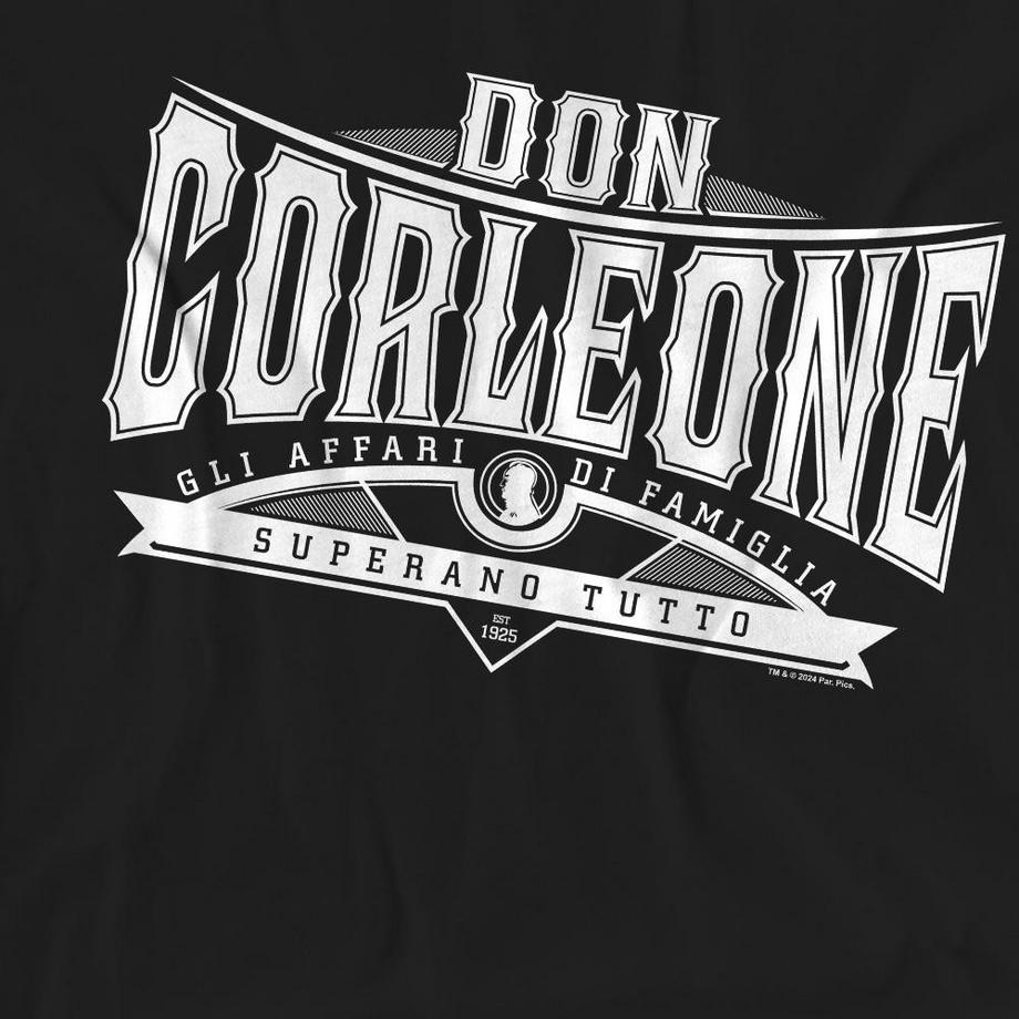 The Godfather Don Corleone T-Shirt con Stampa Grafica  