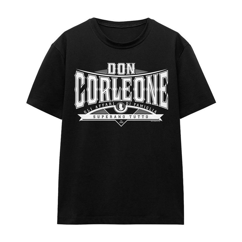 The Godfather Don Corleone T-Shirt con Stampa Grafica  
