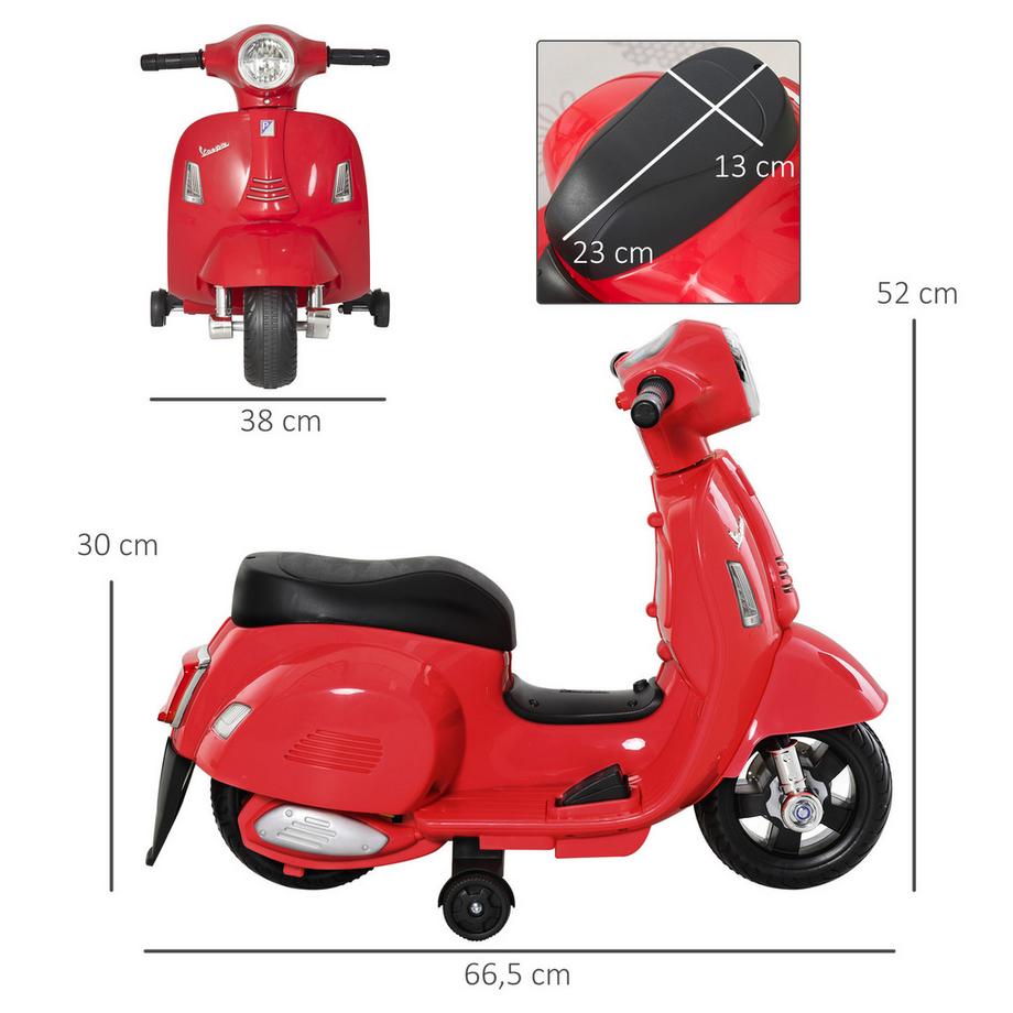 HOMCOM  Moto électrique pour enfants 