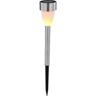 mutoni Lampe solaire en acier inoxydable 3xLED  