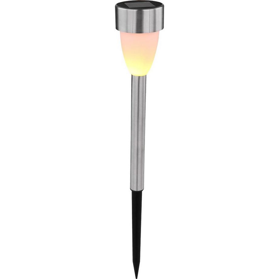 Luce solare in acciaio inox 3xLED