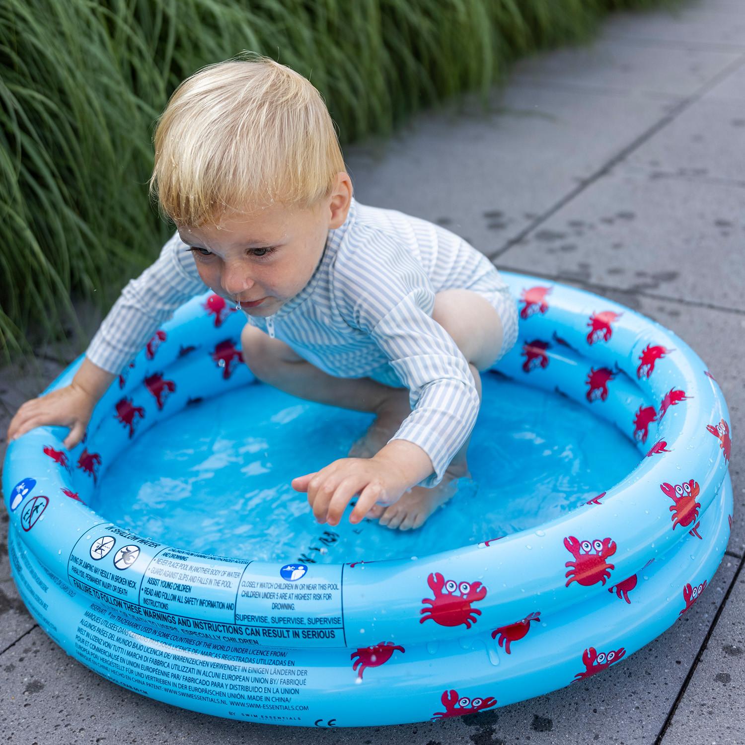 Swim Essentials  Baby Pool 60cm Grab Blue 