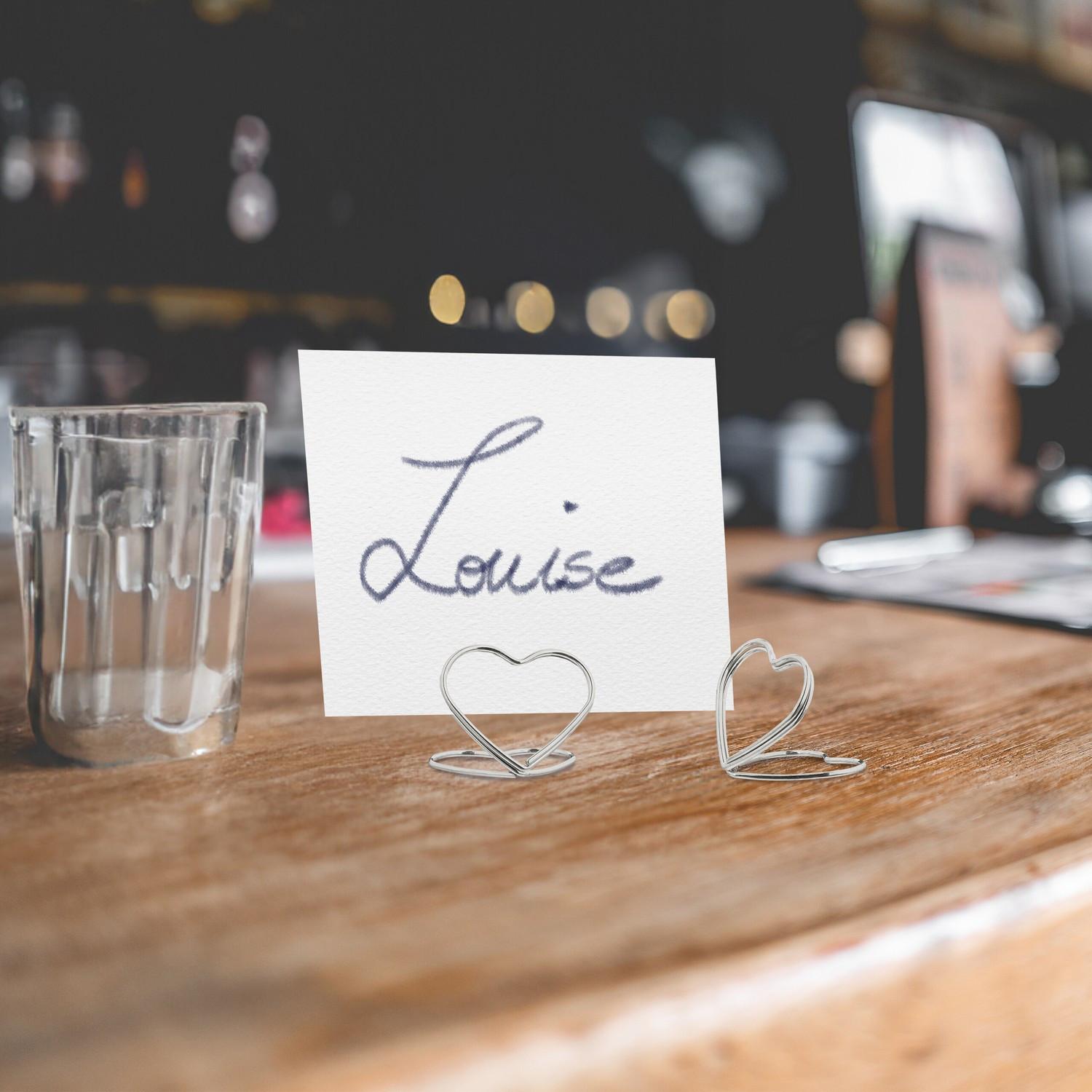 B2X Set di 48 cuori segnaposto  