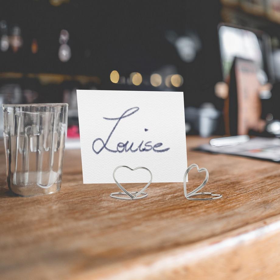 B2X Set di 48 cuori segnaposto  