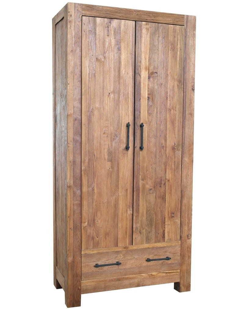 mutoni Armoire en bois massif Rustique  