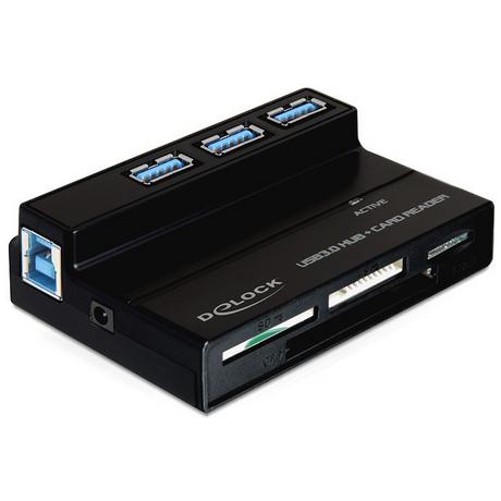 DeLock  91721 LECTEUR DE CARTE M?MOIRE USB 3.2 GEN 1 (3.1 GEN 1) NOIR 