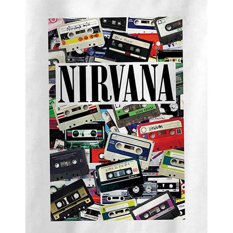 Nirvana T-Shirt Imprimé Cassette  