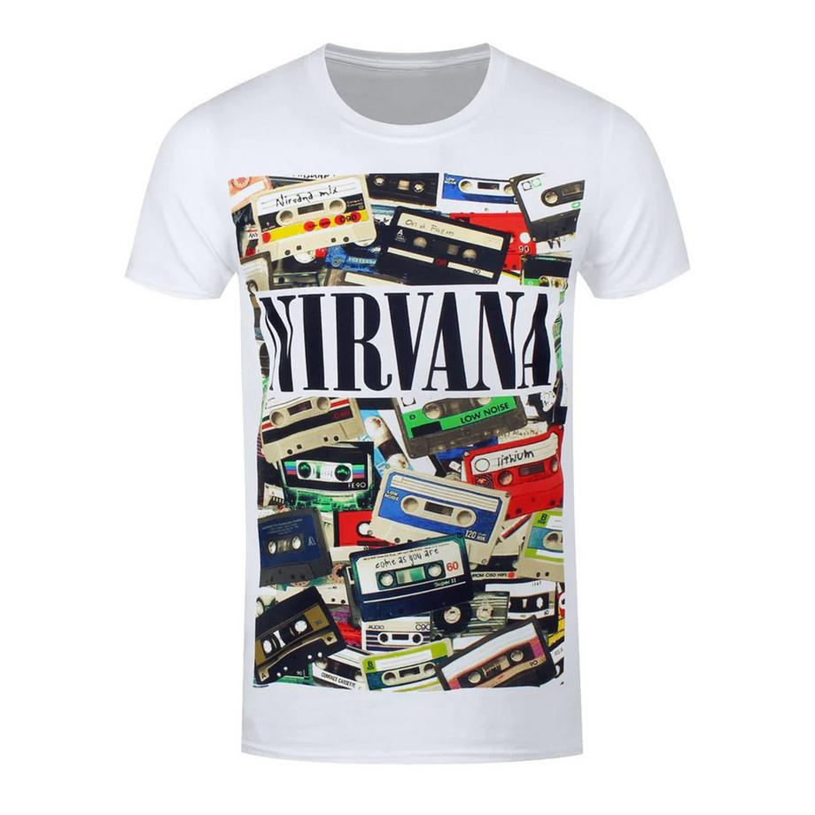 Nirvana T-Shirt Imprimé Cassette  