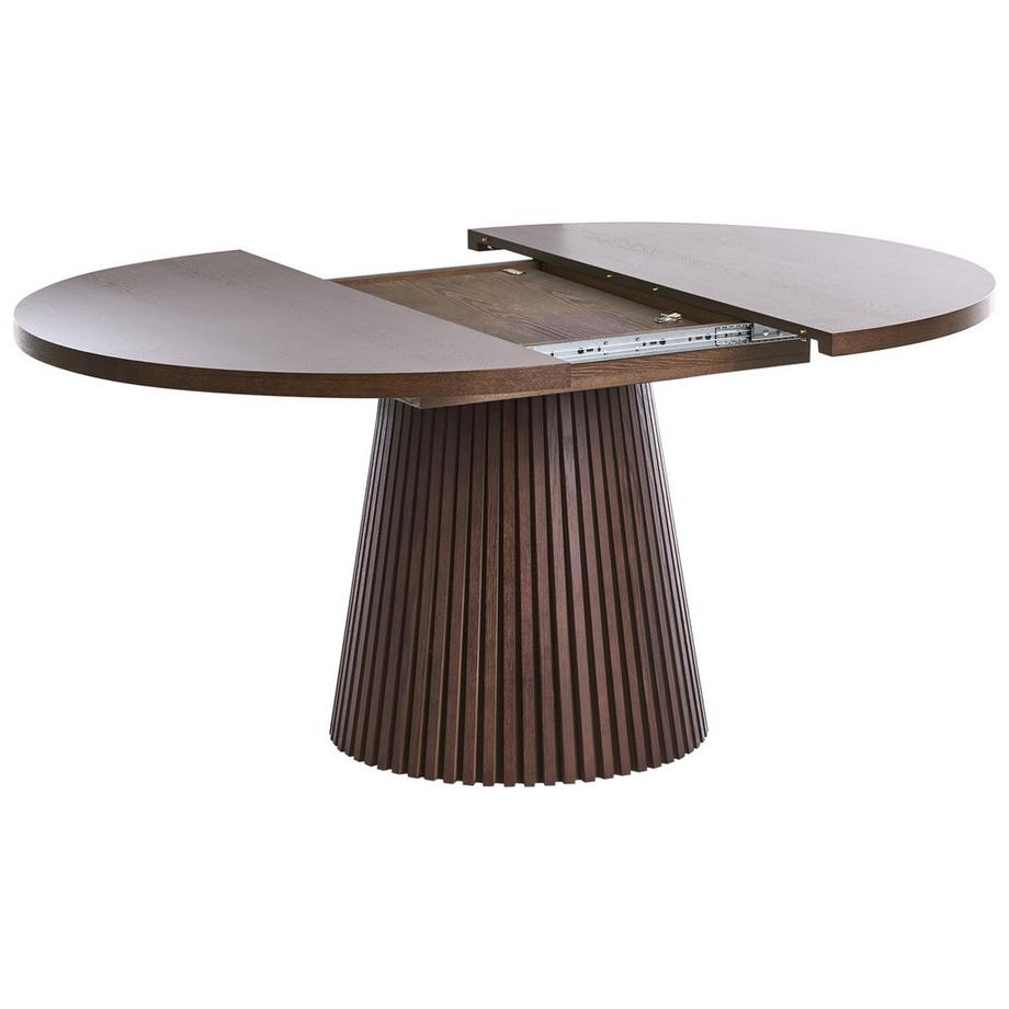 Beliani Table de salle à manger extensible en MDF Rustique MOORE  