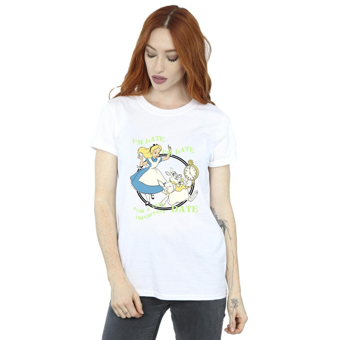 Disney  Tshirt ALICE IN WONDERLAND I'M LATE 