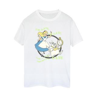 Disney  Tshirt ALICE IN WONDERLAND I'M LATE 