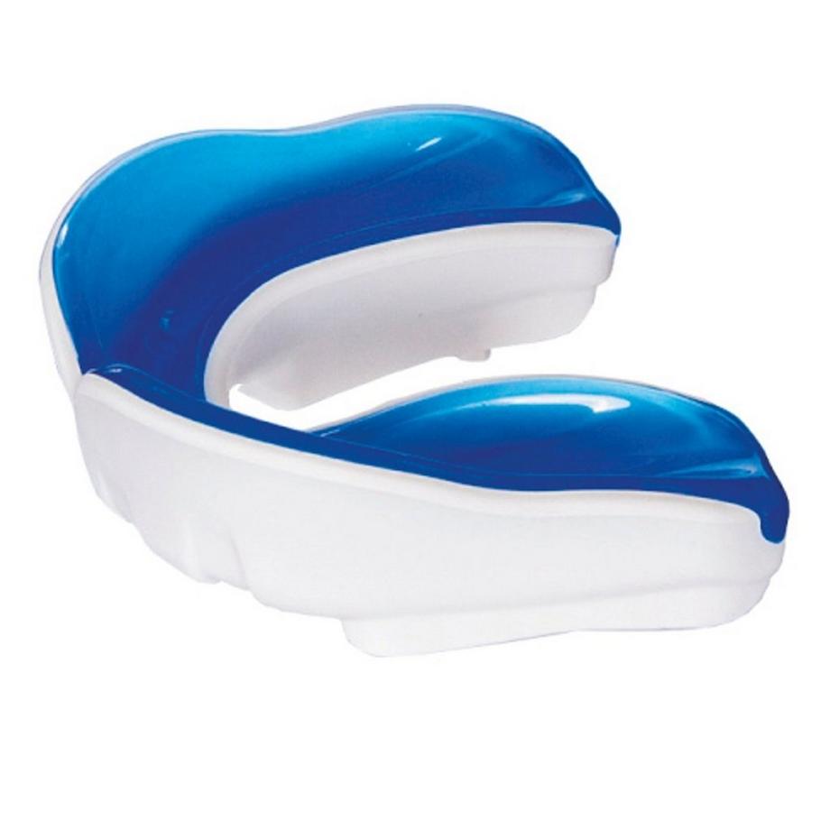 METALBOXE  This thermoformable mouthguard with a very good quality/price ratio will give good protection and optimal oral comfort. Material : GelColors: Black & Orange / White & Blue  CE standard product (conforms to European standards). 
