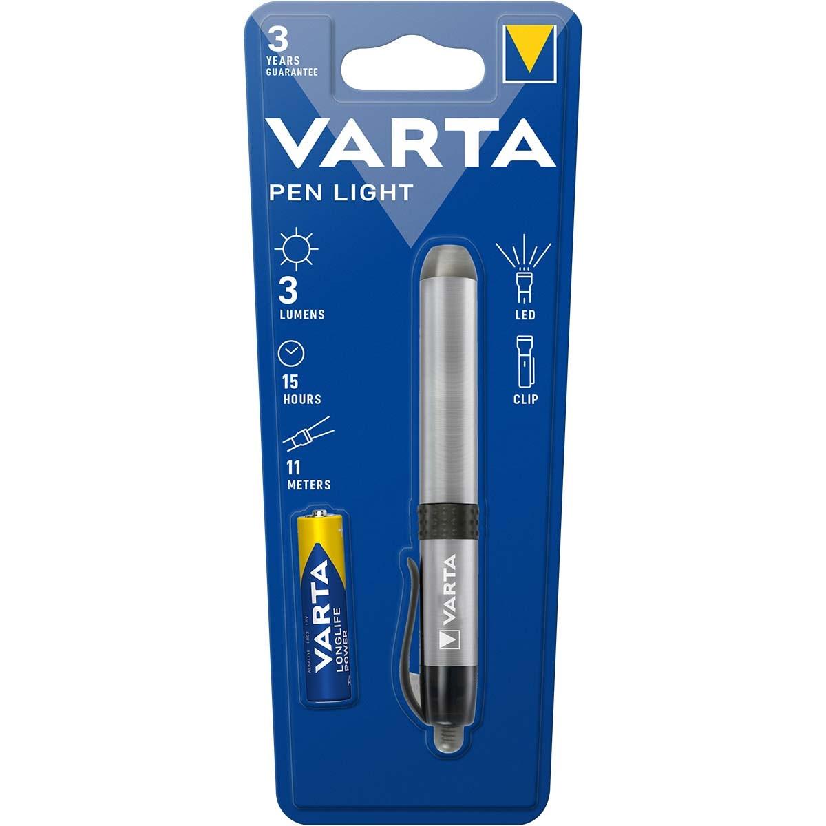 VARTA  Torcia LED 3 lm Argento 