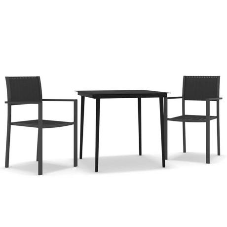 VidaXL set da pranzo da giardino Plastica  