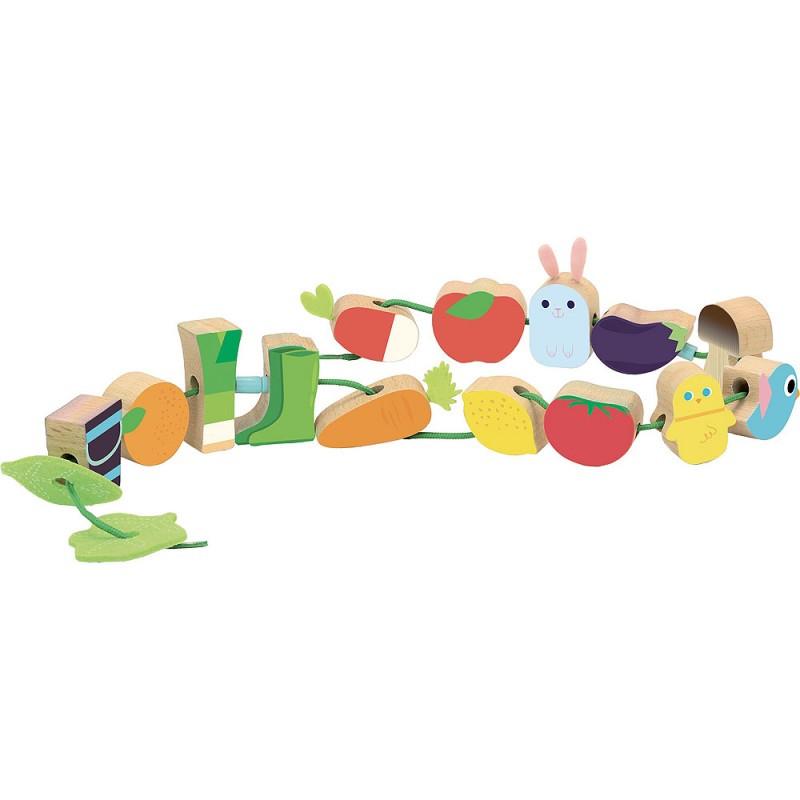 Image of Fädelspiel, Jour de récolte Multicolor