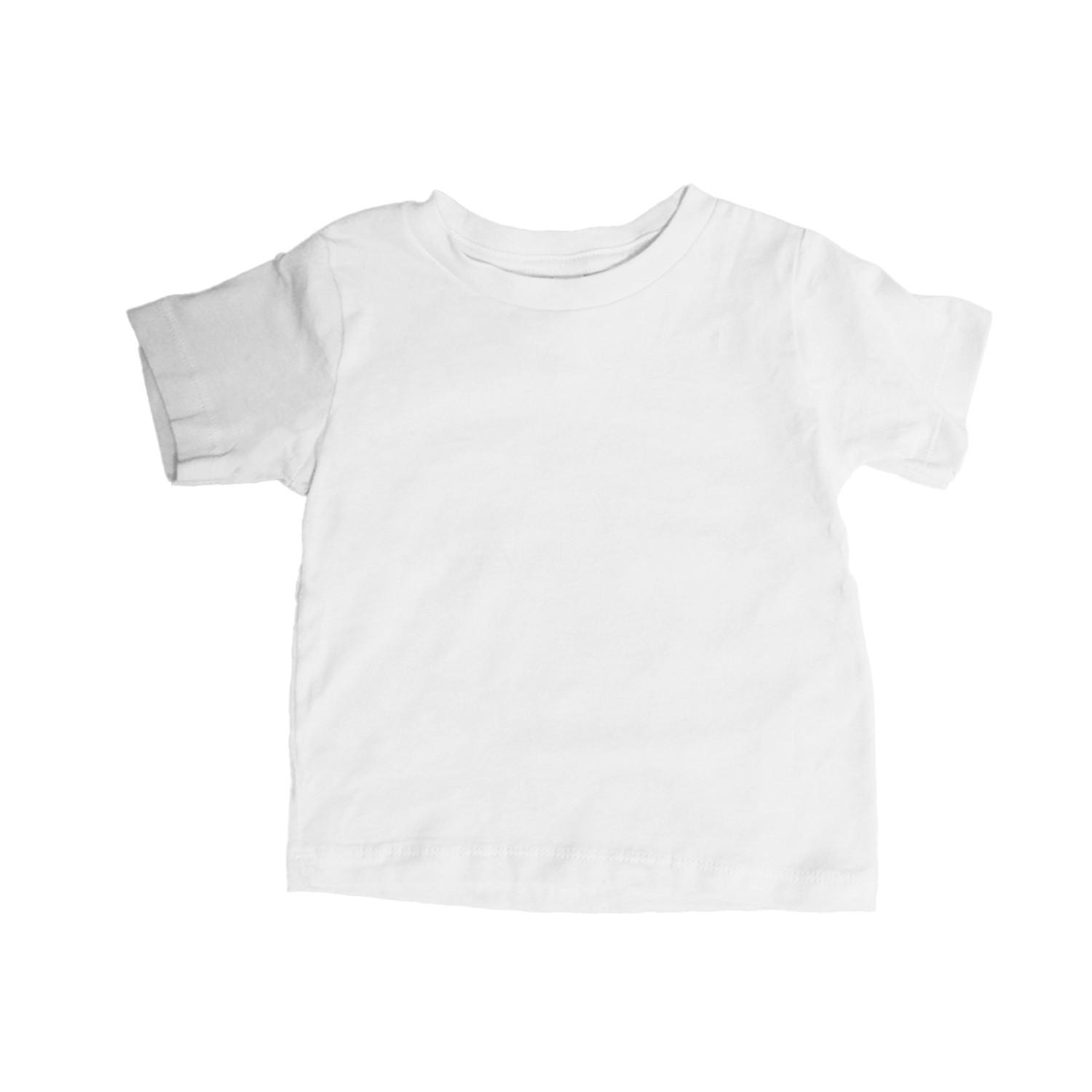Image of Runder Hals Tshirt Jungen Weiss 68