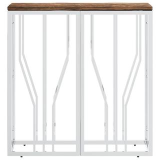 VidaXL Table console acier inoxydable  