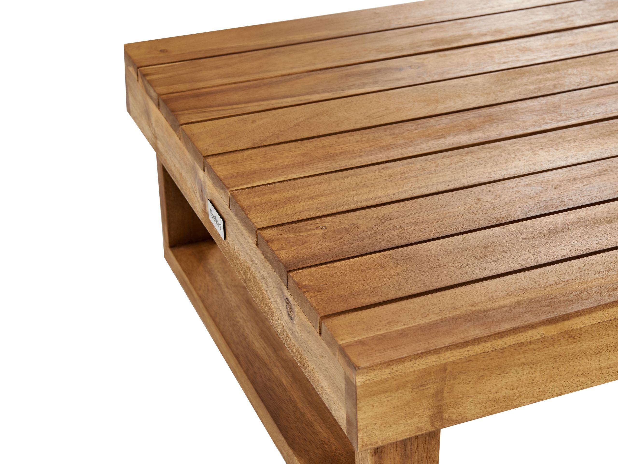 Beliani Table basse de jardin en Bois d'acacia certifié FSC® Rustique MARETTIMO  