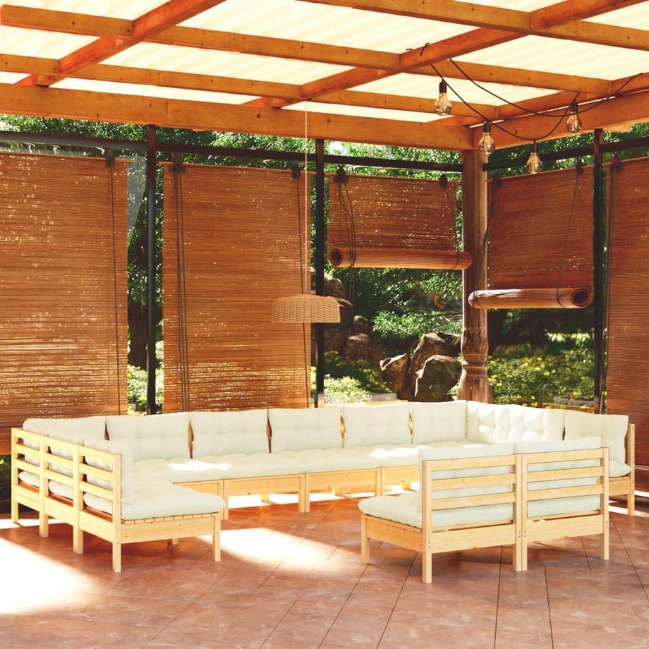 VidaXL Garten-lounge-set kiefernholz  