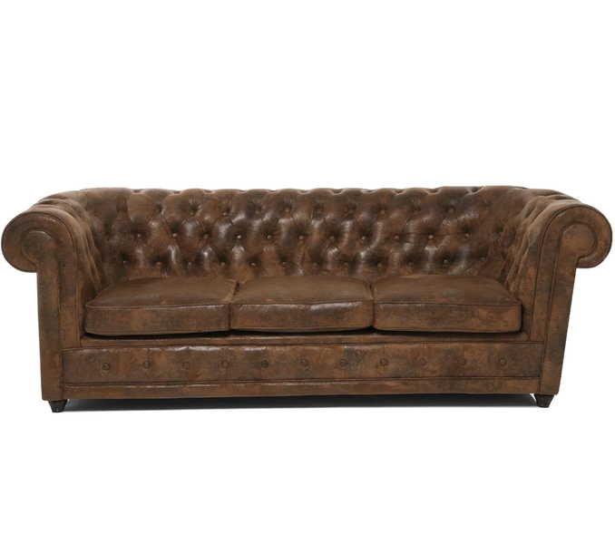 Image of Sofa Oxford 3-Sitzer Vintage Eco Sofa Oxford 3-Sitzer Vintage Eco