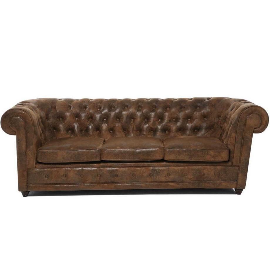 Canapé Oxford 3 places Vintage Eco