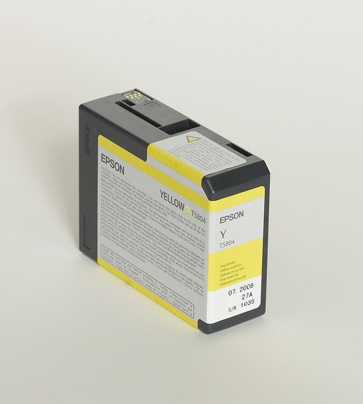 EPSON  EPSON Tintenpatrone yellow T580400 Stylus Pro 3800 80ml 