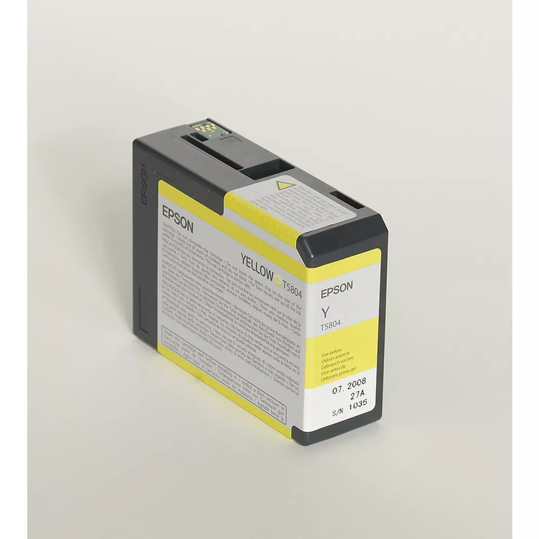 Epson – Tintenpatrone yellow T580400 Stylus Pro 3800 80ml, Gelb Bunt, One Size