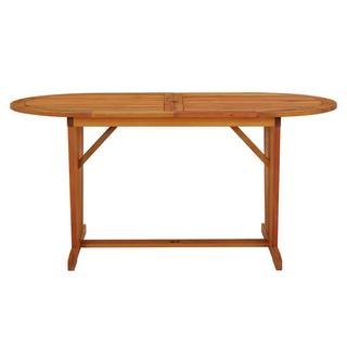 VidaXL Table de jardin bois  