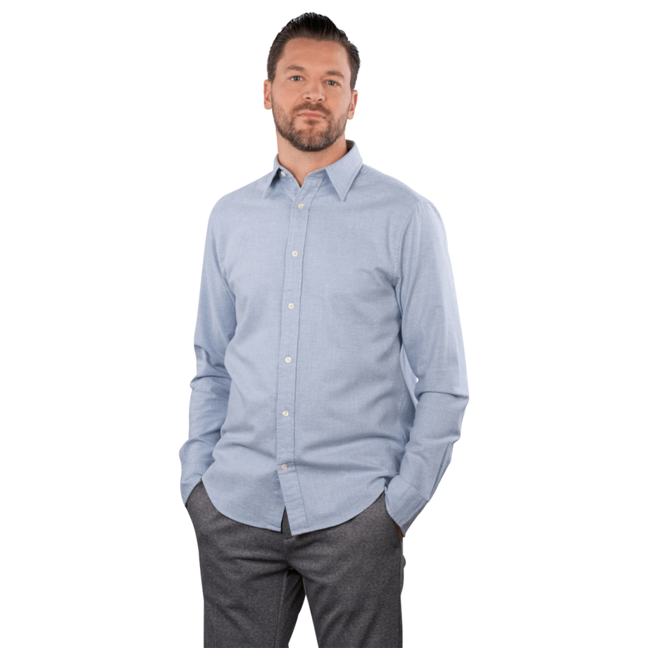 Shirt Regular Fit Flannel Melange