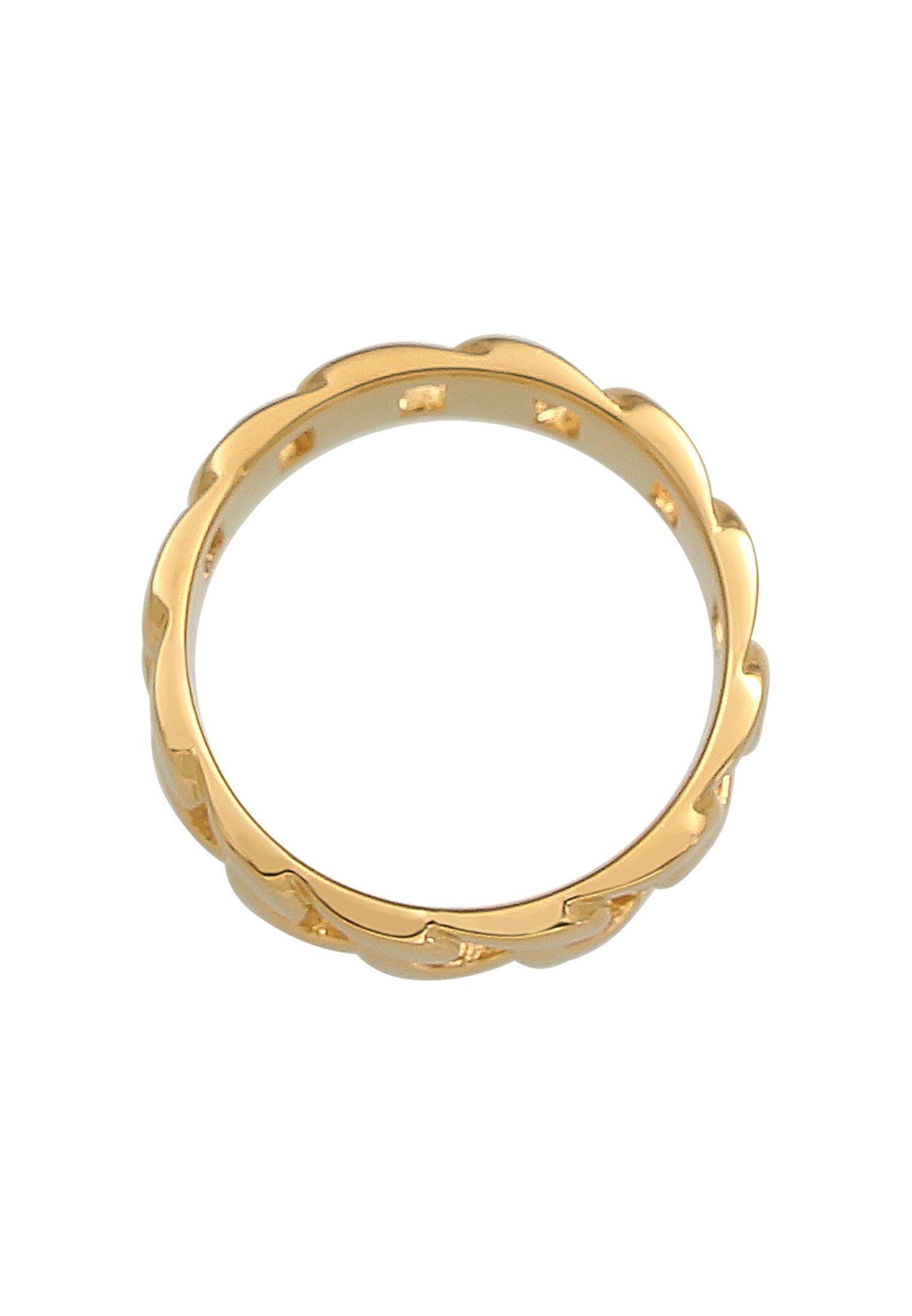 Kuzzoi  Ring Chunky Chain Look Glieder 