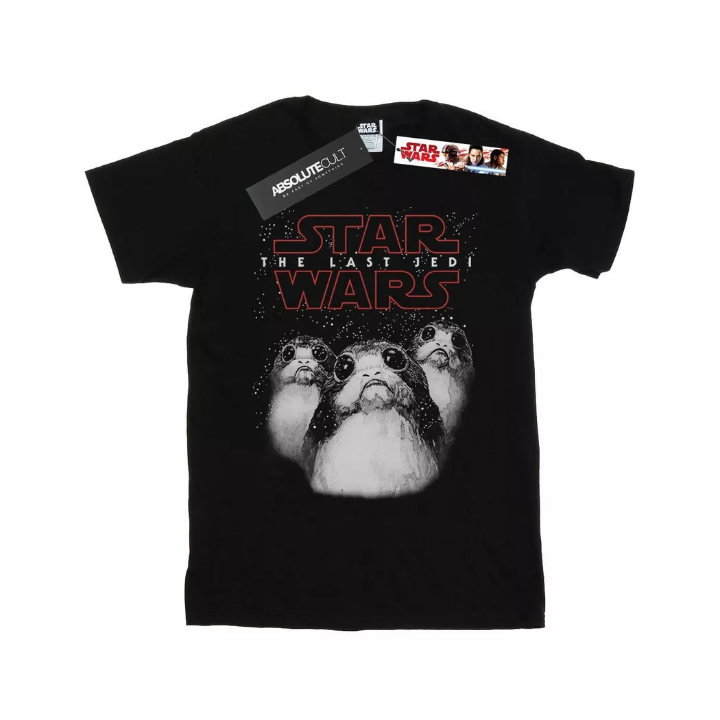 STAR WARS - The Last Jedi TShirt, für Damen, Schwarz, Größe S