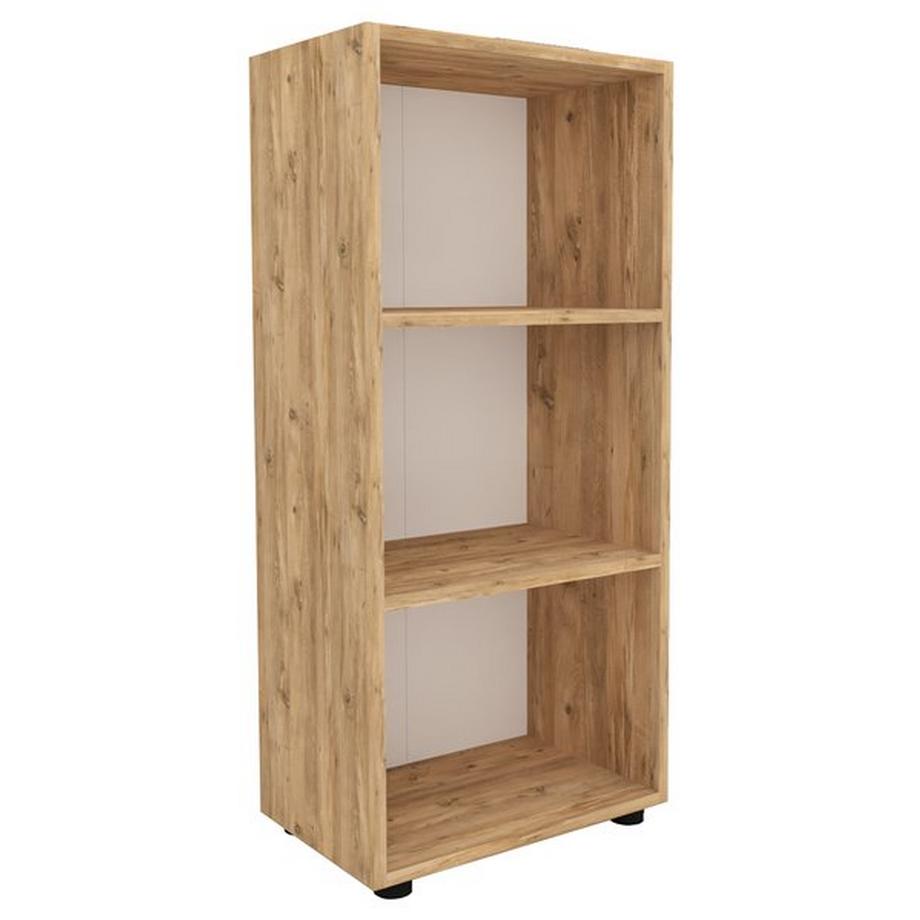 VCM Holz Büro Stand Regal Bücher Ordner Aktenregal Ordnerregal Bücherregal Ulas 3f  