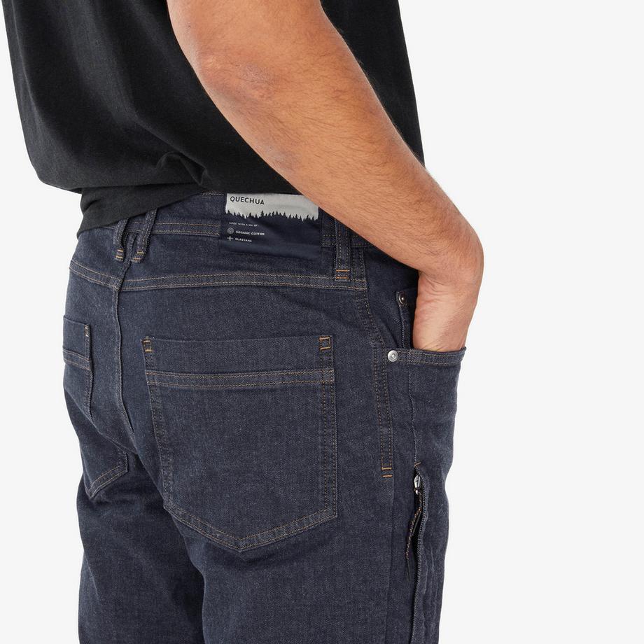 QUECHUA  Pantaloni da trekking uomo regular fit cotone 