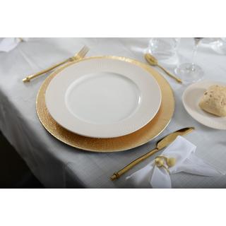 Aulica ASSIETTE PLATE BLANCHE PRINCESSE PAR BOITE DE - 6  