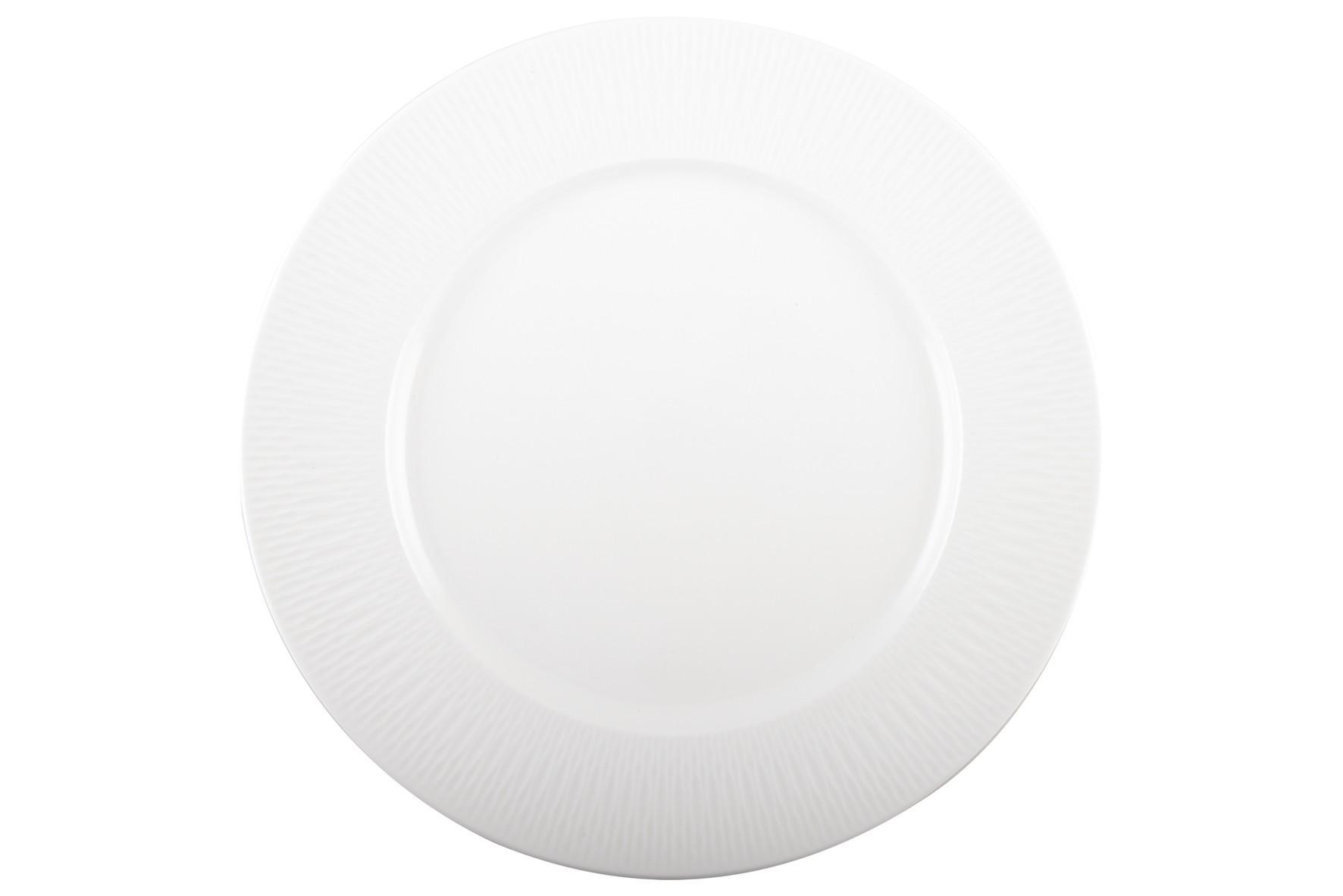 Aulica ASSIETTE PLATE BLANCHE PRINCESSE PAR BOITE DE - 6  