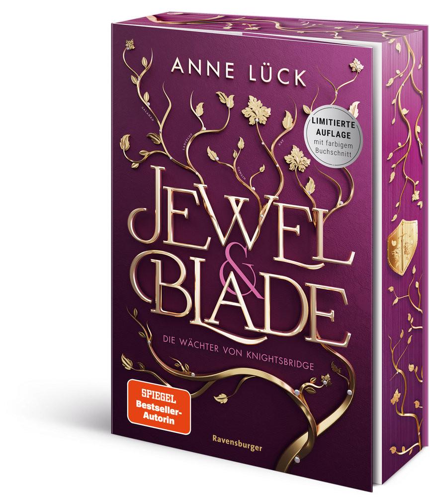 Jewel & Blade, Band 1: Die Wächter von Knightsbridge (Von der SPIEGEL-Bestseller-Autorin von 'Silver & Poison' - Limitierte Auflage mit dreiseitigem Farbschnitt) Lück, Anne; Kopainski, Alexander (Umschlaggestaltung) Gebundene Ausgabe 